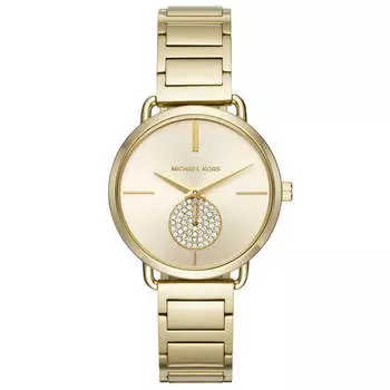 Michael Kors Portia MK3639 женские кварцевые часы золотистого оттенка 37 мм, золотой