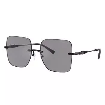 Michael Kors QUEBEC MK 1150 1005/1 Женские квадратные солнцезащитные очки 55 мм, цвет Grey Solid Back Mirror