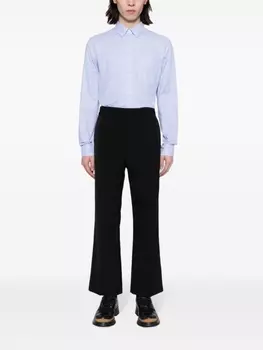 Michael Kors рубашка Oxford с вышитым логотипом, синий