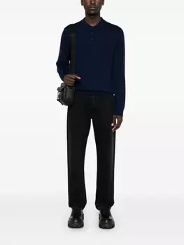 Michael Kors рубашка поло из шерсти мериноса, синий