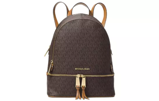 MICHAEL KORS Рюкзак из искусственной кожи, женский, среднего размера, темно-коричневый