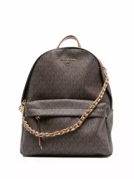 Michael Kors рюкзак Slater с монограммой, коричневый