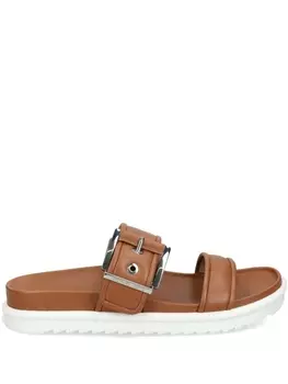 Michael Kors сандалии с пряжками, коричневый