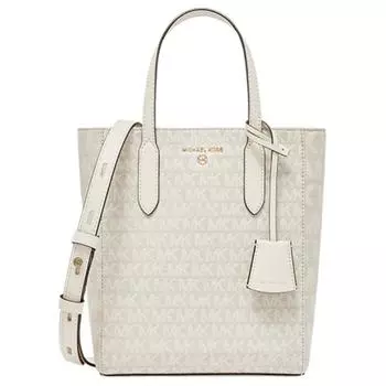 MICHAEL KORS Синклер Текстиль, Кожаная Сумка-шоппер, Сумка-шоппер, Сумка-трубы, Женская, бежевая