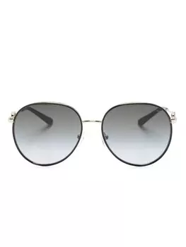 Michael Kors солнцезащитные очки с эффектом градиента, черный
