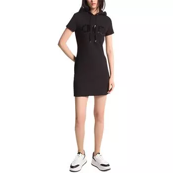 MICHAEL KORS SS24 Женское платье с короткими рукавами, черное