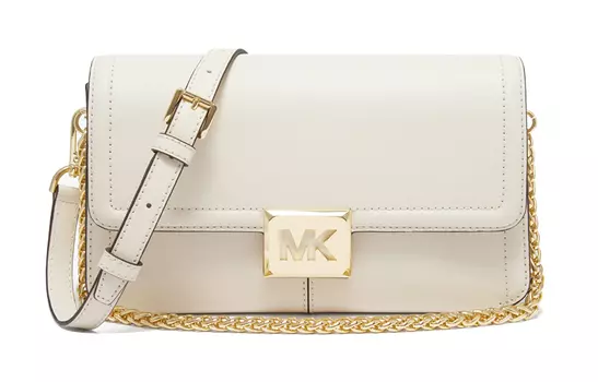 MICHAEL KORS Сумка-багет Sonia Leather Crossbody Bag Bag Tubas Women's Milk White