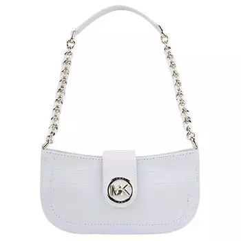 MICHAEL KORS Сумка Carmen из коровьей кожи, сумка на цепочке, женская, белая