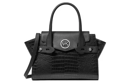MICHAEL KORS Сумка Carmen из полиуретана, сумка через плечо, женская, среднего размера, черная