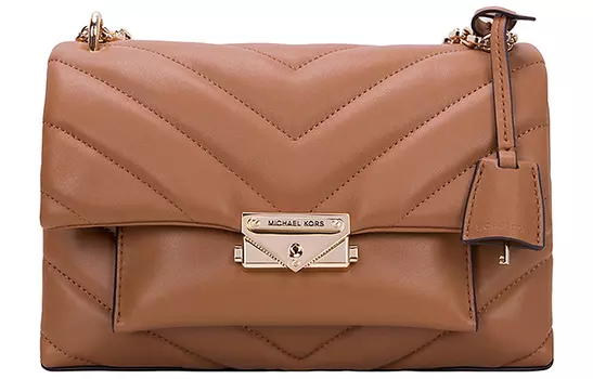 MICHAEL KORS Сумка Cece из кожи, через плечо, среднего размера, женская, коричневого цвета