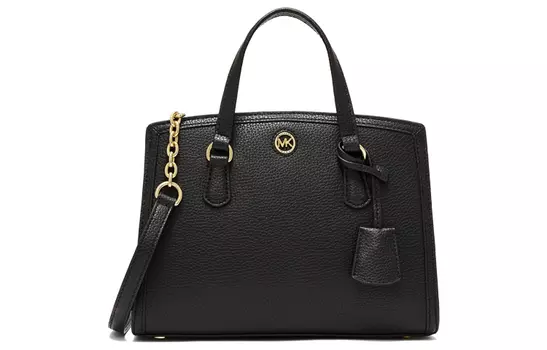 MICHAEL KORS Сумка Chantal Leather через плечо, женская, черная, Trumpets