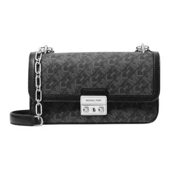 MICHAEL KORS Сумка через одно плечо из искусственной кожи, маленькая женская, черная