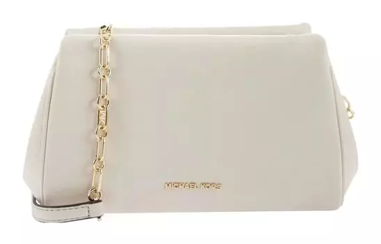 MICHAEL KORS Сумка через плечо Belle Leather, женская, кремового цвета