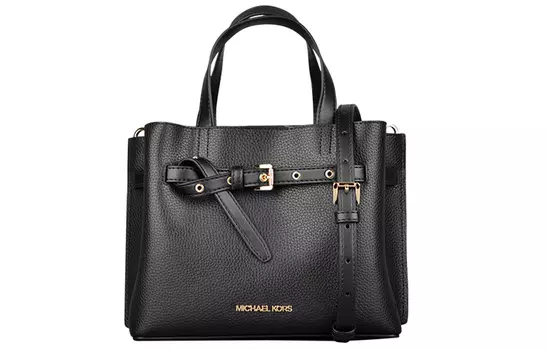 MICHAEL KORS Сумка через плечо Emilia из коровьей кожи, женская, черного цвета, небольшого размера
