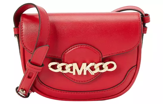 MICHAEL KORS Сумка через плечо Hally из искусственной кожи, очень маленькая, красная
