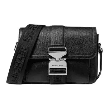 MICHAEL KORS Сумка через плечо Hudson Leather, унисекс, черная