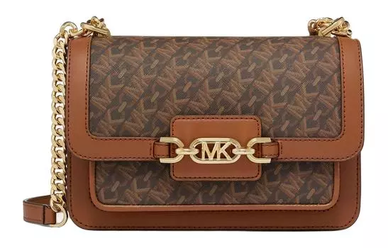 MICHAEL KORS Сумка через плечо из искусственной кожи, цвет: темно-коричневый и желудь