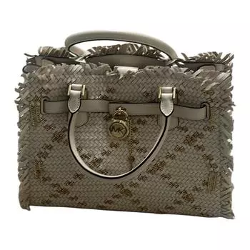 MICHAEL KORS Сумка через плечо из коровьей кожи, женская, белого цвета, среднего размера