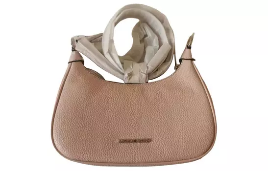 MICHAEL KORS Сумка через плечо из натуральной кожи Litchi, среднего размера, женская, телесно-розового цвета