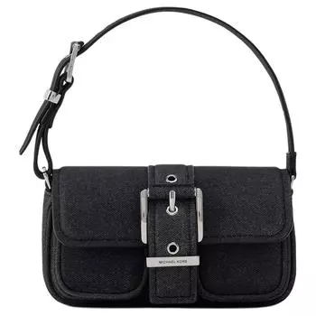 MICHAEL KORS Сумка через плечо из овчины, мини, женская, черная