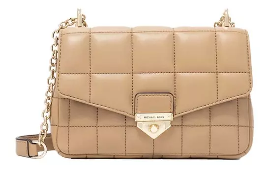 MICHAEL KORS Сумка через плечо из овчины Soho Handbag Collection, женская сумка Trumpets, цвет Camel