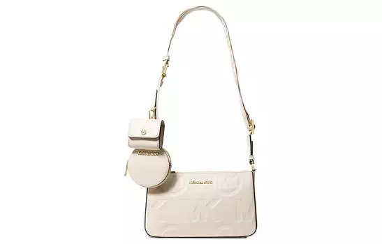MICHAEL KORS Сумка через плечо Jet Set из кожи, женская, молочно-белая