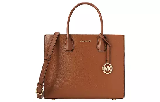 MICHAEL KORS Сумка через плечо Mercer из коровьего спилка, женская, большого размера, коричневого цвета