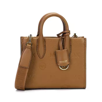 MICHAEL KORS Сумка через плечо Mirella из коровьей кожи, очень маленькая, женская, коричневого цвета