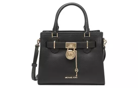 MICHAEL KORS Сумка через плечо Nouveau Hamilton Leather, черная, женская, обычная
