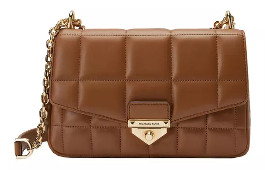 MICHAEL KORS Сумка через плечо Soho Sheepskin, женская, коричневая, Tubas