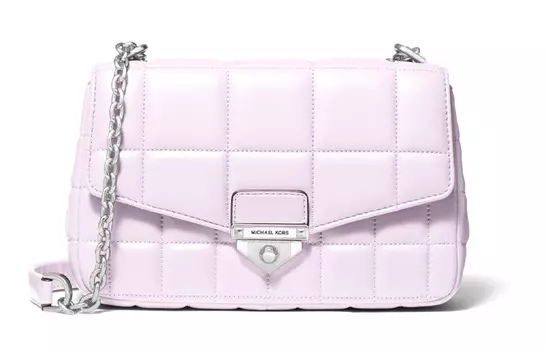 MICHAEL KORS Сумка через плечо Soho Sheepskin Tubas, женская, светло-фиолетовая