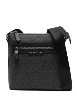 Michael Kors сумка через плечо среднего размера с монограммой, черный