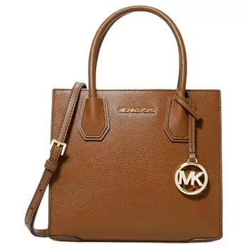 MICHAEL KORS Сумка-дорожная из коровьей кожи Mercer, женская, теплого коричневого цвета, через плечо