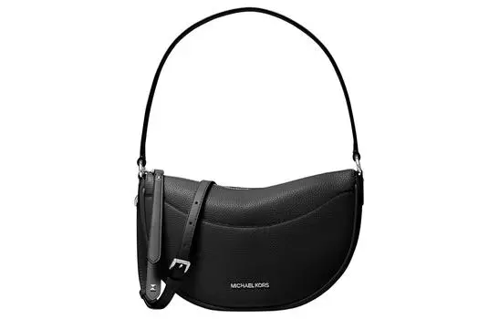 MICHAEL KORS Сумка Dover из кожи, через плечо, средняя женская, черная