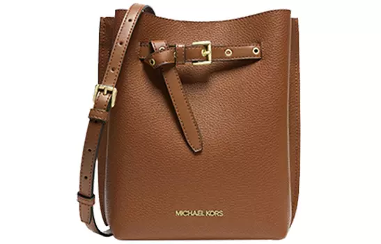 MICHAEL KORS Сумка Emilia из коровьей кожи, сумка через плечо, женская, Trumpets, коричневого цвета