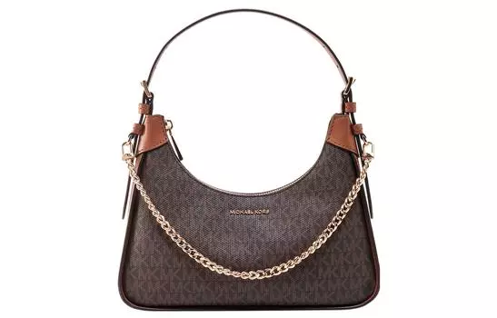 MICHAEL KORS Сумка из хлопковой кожи, через плечо, женская, коричневого цвета