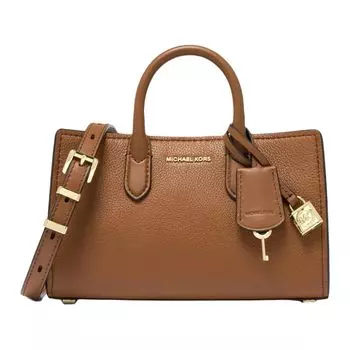MICHAEL KORS Сумка из коровьей кожи, сумка через плечо, очень маленькая женская коричневая