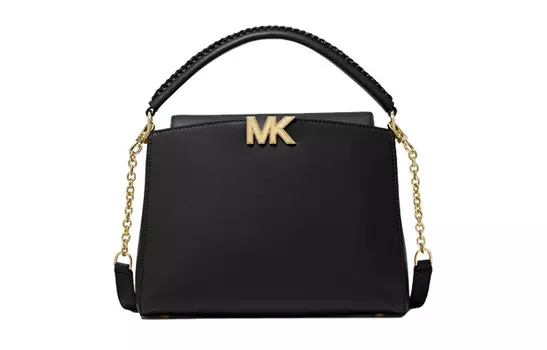 MICHAEL KORS Сумка Karlie из искусственной кожи, через плечо, женская, среднего размера, черного цвета