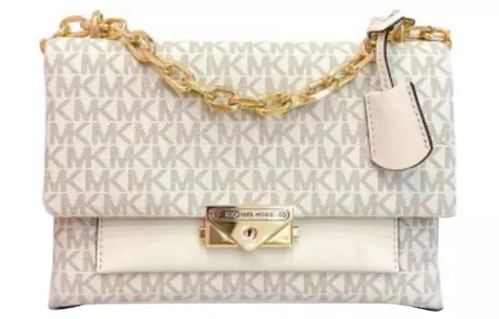 MICHAEL KORS Сумка-конверт Cece из искусственной кожи, сумка через плечо, женская, среднего размера, цвет "ванильно-белый"