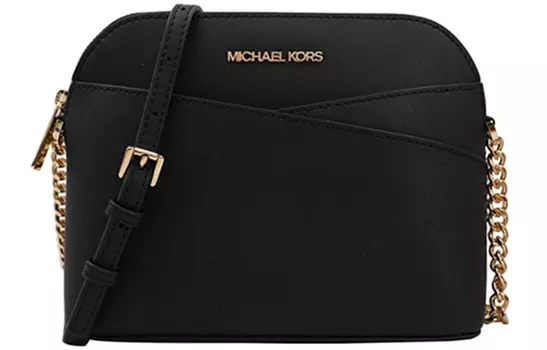 MICHAEL KORS Сумка-купол Jet Set Travel из коровьей кожи, сумка через плечо, сумка на плечо, женская, черная, обычная