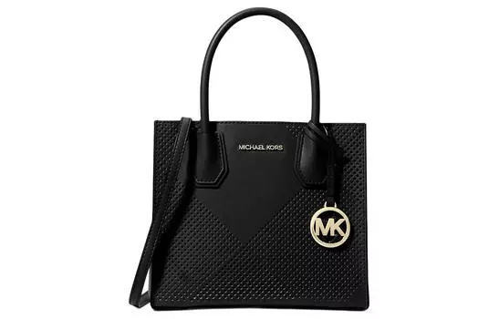 MICHAEL KORS Сумка Mercer из полиуретана, сумка через плечо, женская, среднего размера, черная