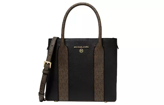 MICHAEL KORS Сумка-мессенджер Austin из полиэстера, сумка через плечо, среднего размера, женская, черная