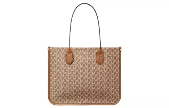 MICHAEL KORS Сумка-мессенджер из ткани Tubas, женская, коричневого цвета