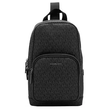 MICHAEL KORS Сумка-мессенджер MK Cooper из искусственной кожи, мужская, черная, через плечо