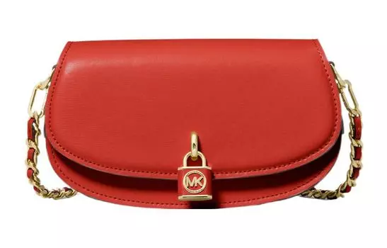 MICHAEL KORS Сумка Mila Leather Crossbody, женская, красная