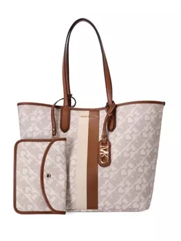 Michael Kors сумка на плечо Eliza из канваса, нейтральный цвет