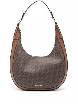 Michael Kors сумка на плечо Preston с монограммой, коричневый