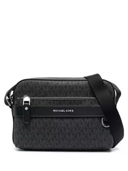 Michael Kors сумка на плечо с монограммой, черный