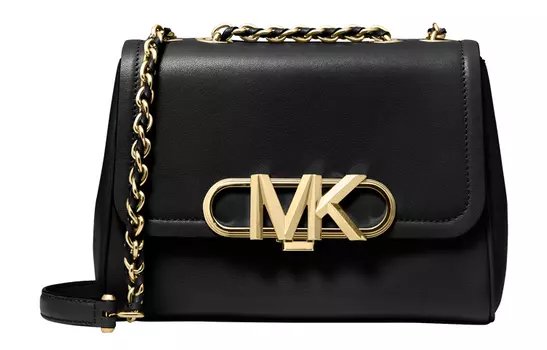 MICHAEL KORS Сумка PARKER из коровьей кожи на цепочке, женская, среднего размера, черная