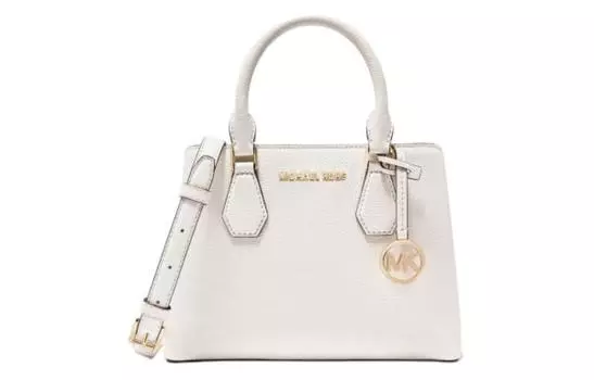 MICHAEL KORS Сумка-шоппер Camille Leather Tote Bag, сумка-шоппер Killer Bag, женская сумка через плечо, небольшого размера, молочно-белая